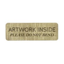 Avertissement sur les artefacts de toile tendue