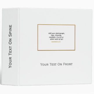 Avery Binder 2 Inch With Your Art On Front