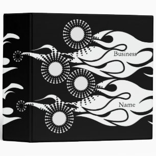 Avery Binder Black & White Style Abstract Enflame