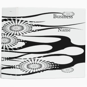 Avery Binder Black & White Style Abstract flow 10