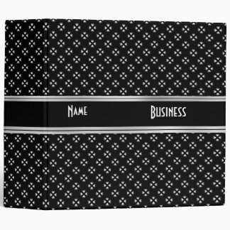 Avery Binder Black & White Style CrissCross Dotty
