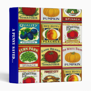 Avery Binder Retro CAN LABELS Shopper Coupon Saver