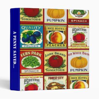 Avery Binder Retro CAN LABELS Shopper Coupon Saver