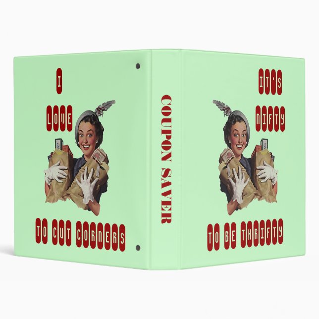 Avery Binder Retro Happy Shopper Coupon Organizer (Background)