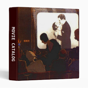 Avery Binder Retro MOVIE ORGANIZER CATALOG LISTS+