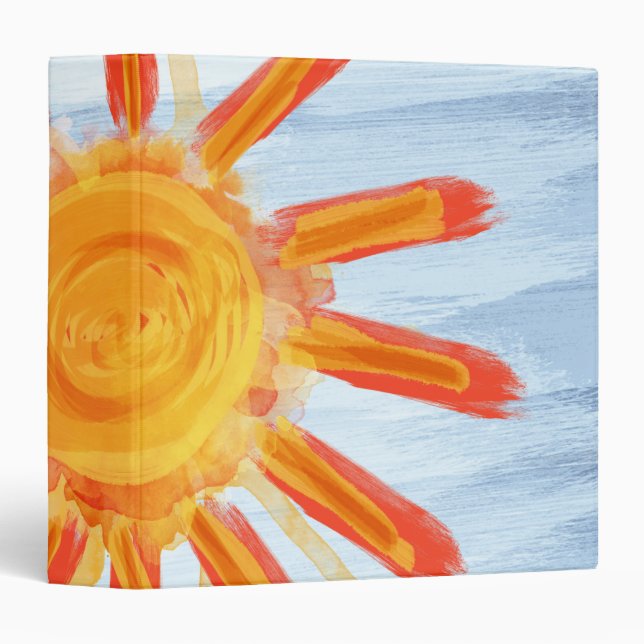 Avery Binder, Sunshine Painting Binder (Front/Spine)