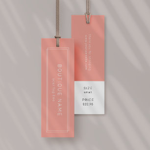 AVERY Blush Hang Tags Clothing Label Price Tag