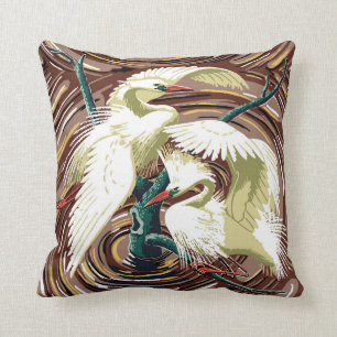 Avery Island Rust Throw Pillow