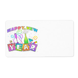 AVERY LABELS - Happy New Year Celebration