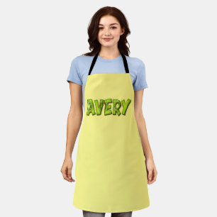 Avery Name Kiwi Design Kitchen apron