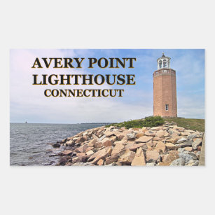 Avery Point Lighthouse, CT Passport Stickers