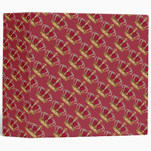 Avery Signature 2" Binder/Red and Gold Crowns Binder