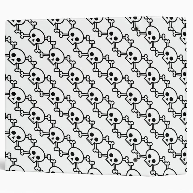 Avery Signature 2" Binder/Skulls Binder (Back/Spine)