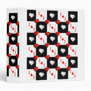 Avery Signature Binder Ace Diamonds Red Hearts