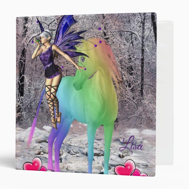 Avery Signature Binder Fairy Pony (Front/Inside)