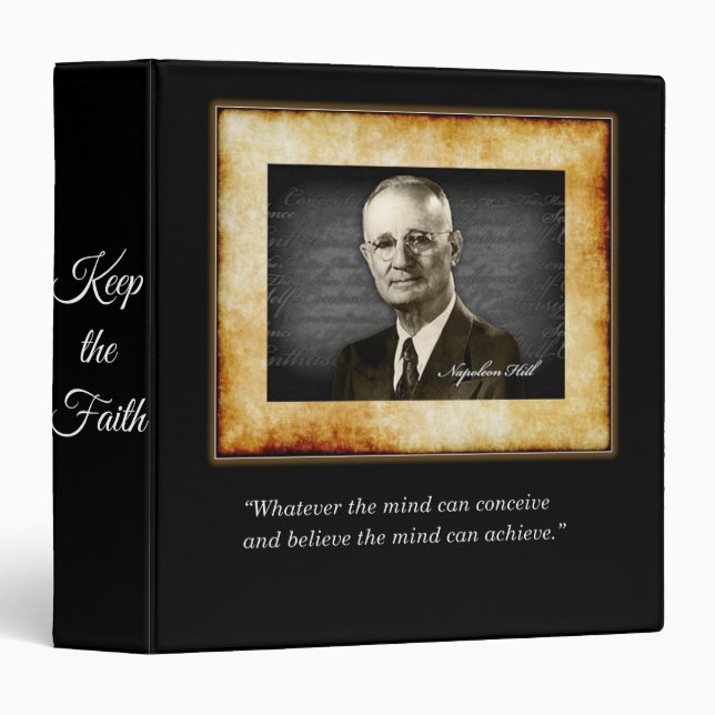 Avery Signature Binder Napoleon Hill (Front/Spine)