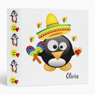 Avery Signature Binder Penguin Hearts