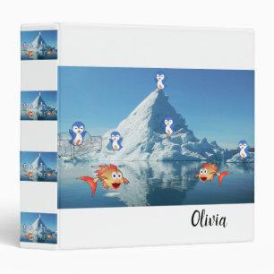 Avery Signature Binder Penguin Hearts