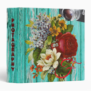 Avery Signature Binder Photography Camera Floral
