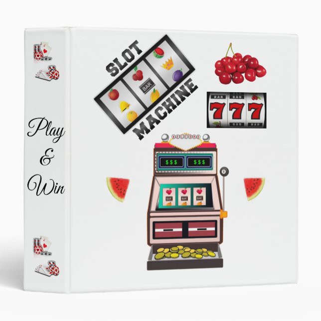 Avery Signature Binder Slot Machine, Casino (Front/Spine)