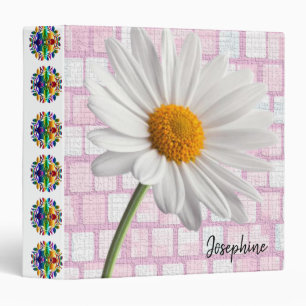 Avery Signature Binder White Tulip Pink Brick