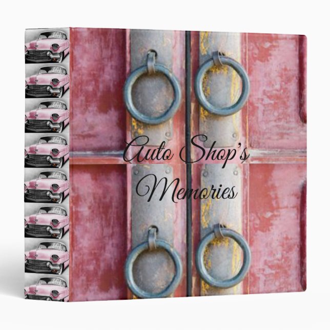 Avery Signature Classeur Auto Shop's Memories (Devant/Côté)