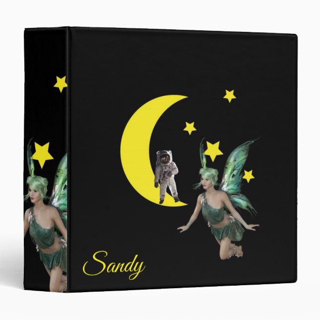 Avery Signature Classeur Fairy, astronaute (Devant/Côté)