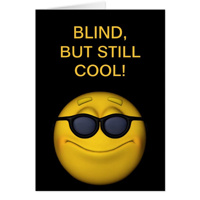Aveugle, Mais toujours Cool (Devant)