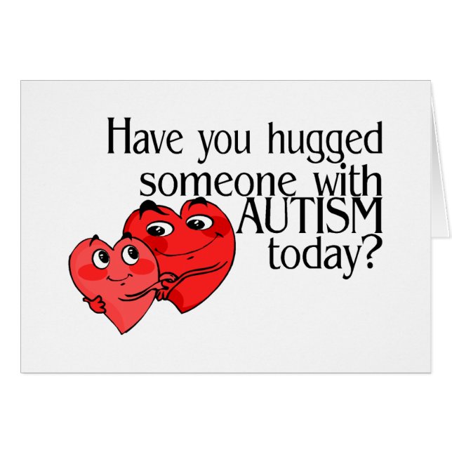 Avez-vous étreint quelqu'un avec l'autisme (Devant horizontal)