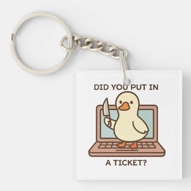 Avez-vous mis un ticket ? Canard (Devant)