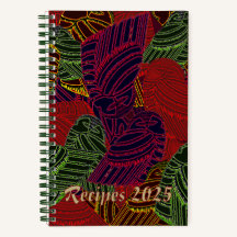 AVIAN ART DECO recipe notebook