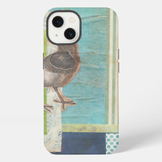 Avian Scrapbook I iPhone Case (Back)
