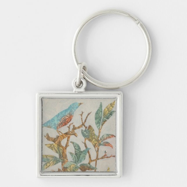 Aviary Collage I Keychain (Front)