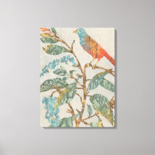 Aviary Collage II Canvas Print