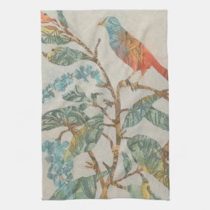 Aviary Collage II Kitchen Towel