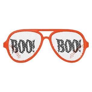 Aviateur "Boo !" Lunettes de fête