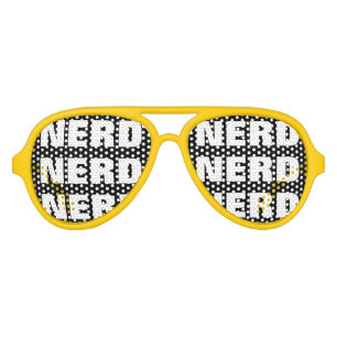 Aviateur Lunettes de nerd pour faire la fête Lunettes de