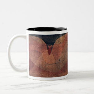 Aviatic Evolution (1934) by paul klee Two-Tone Coffee Mug