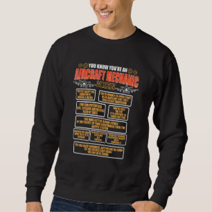 Aviation Aircraft Mechanic For Airplane Mechanic Sweatshirt