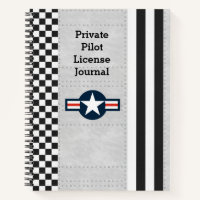 Aviation Aircraft Private Pilot Blank Or Lined