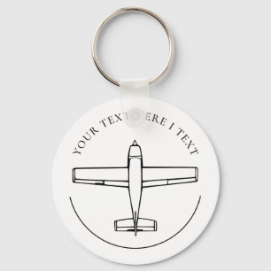 Aviation Airplane  Keychain