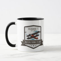 Aviation Airplane Pilot Club Custom