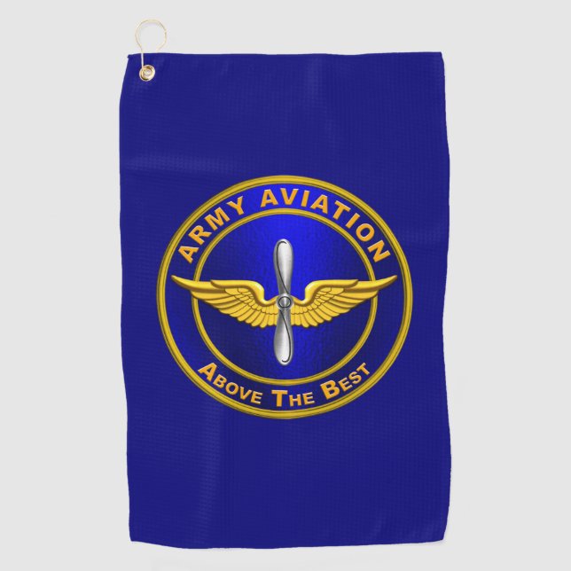 Aviation Army Golf Towel (Front)