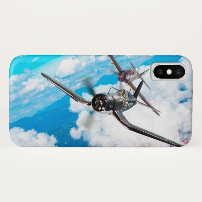 Aviation Art Device Cass  "F4U Corsair" Case-Mate iPhone Case (Back (Horizontal))
