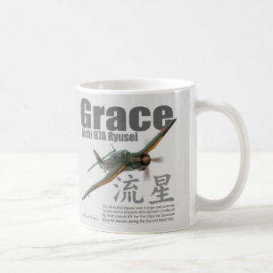 Aviation Art mug " Aichi B7A Ryusei"