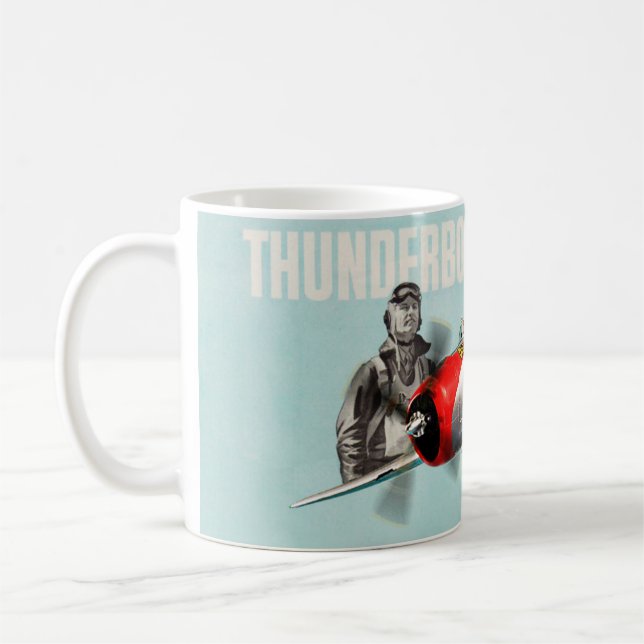 Aviation Art mug "Republic P-47 Thunderbolt" (Left)