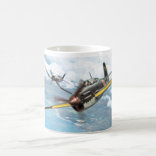 Aviation Art mug "Yokosuka D4Y Judy" (Centre)