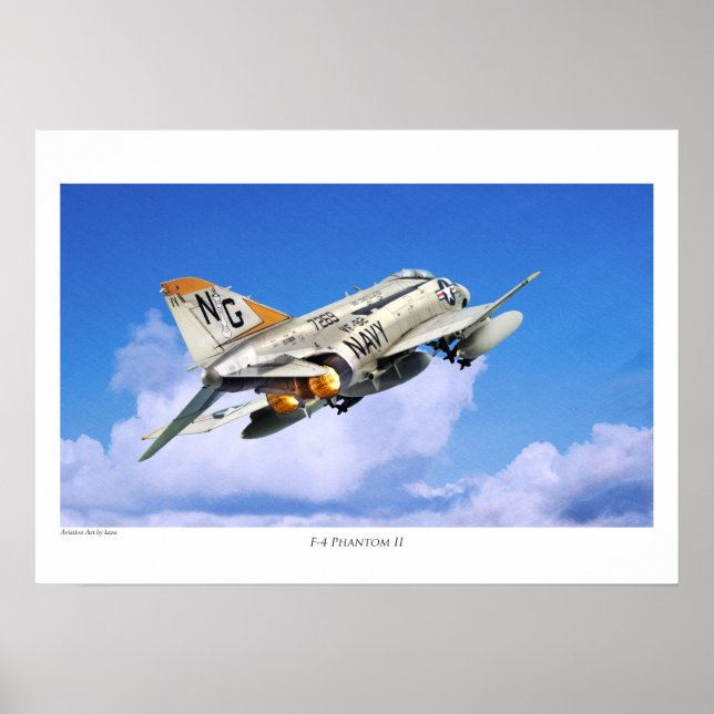 Aviation Art Poster "F-4 Phantom II" (Devant)