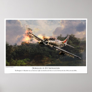 Aviation Art Poster "Skyraider"