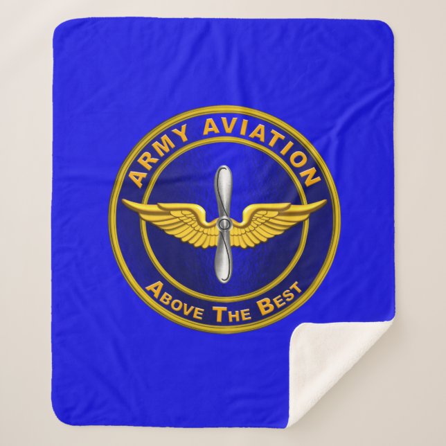 Aviation Branch  Sherpa Blanket (Front)